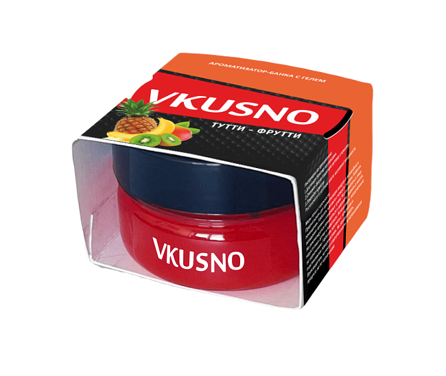 Аром. банка гелевый "Vkusno" Тутти-Фрутти