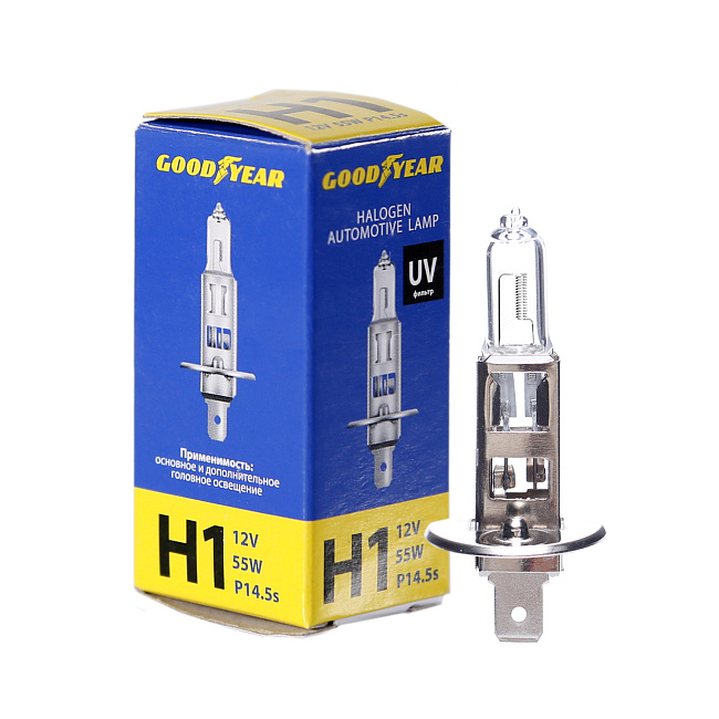 Автолампа GY Н1 12V 55W P14,5s