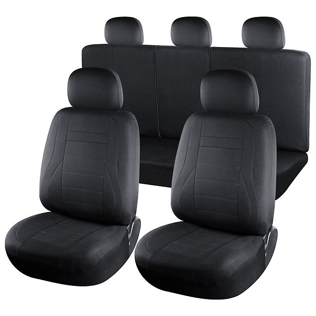 Авточехол AZARD Полиэстер Midea, 9 пр. /черный/
