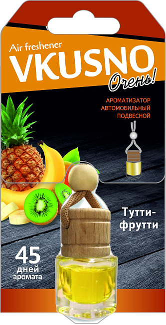 Аром. подв. флакон "Vkusno" Тутти-Фрутти