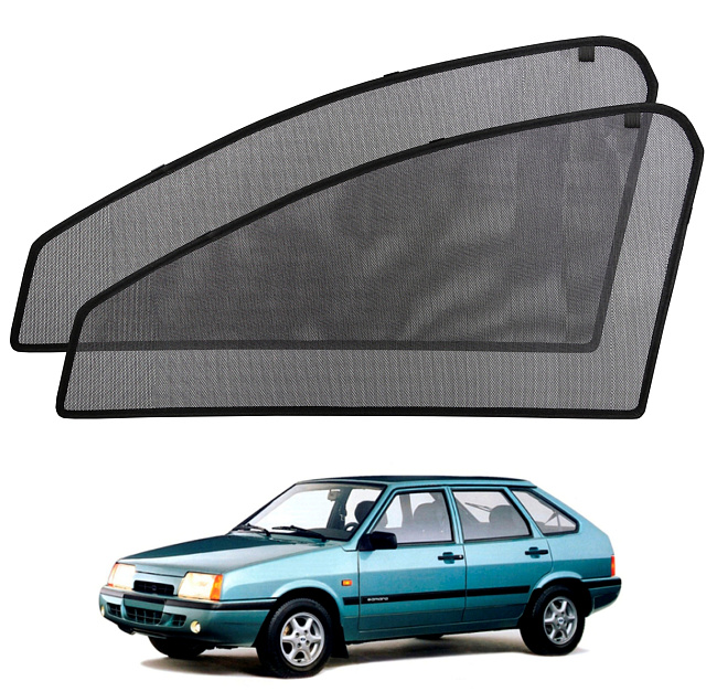Шторки боковые стекла перед. Voron Lada 2109 87-06,21099 90-11,2114 01-13,2115 97-12 2шт