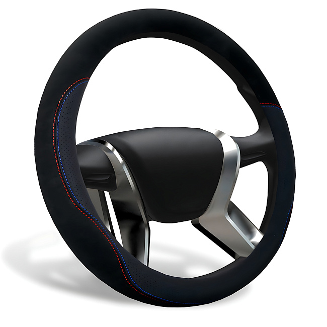 Оплетка алькантара SENATOR Austin M /черный/