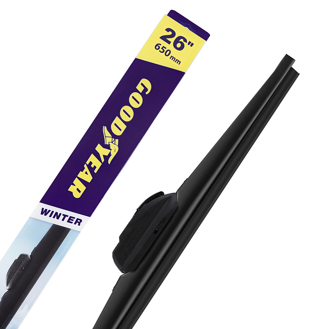 Щетка зимняя GY Winter PREMIUM 26"/650 мм, 9 переходников