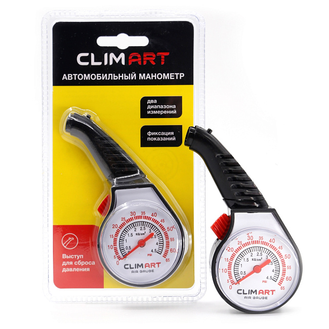 Манометр CA автомобильный стрелочный пластиковый