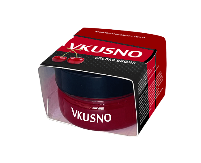 Аром. банка гелевый "Vkusno" Спелая вишня