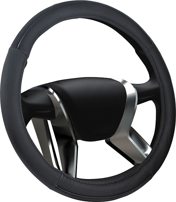 Оплетка Объемный винил M, 38см /ЧЕРНЫЙ/