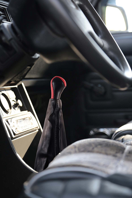 Ручка КПП ВАЗ 2107 Винил в блистере /красный/