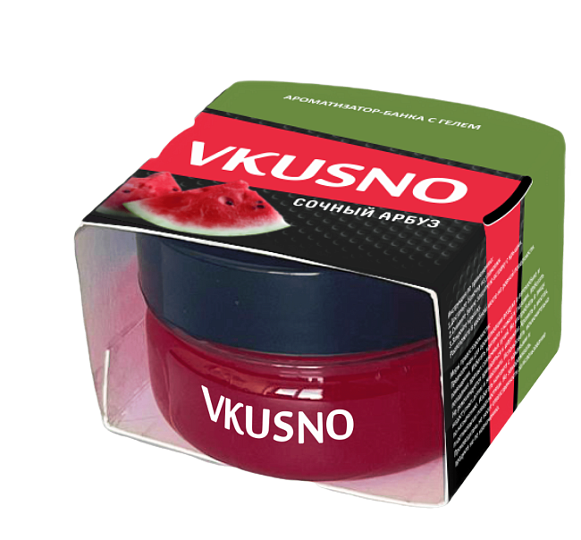 Аром. банка гелевый "Vkusno" Сочный арбуз
