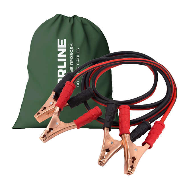 Провода прикуривания CARLINE 400А 2,3м (мешок полиэстер)