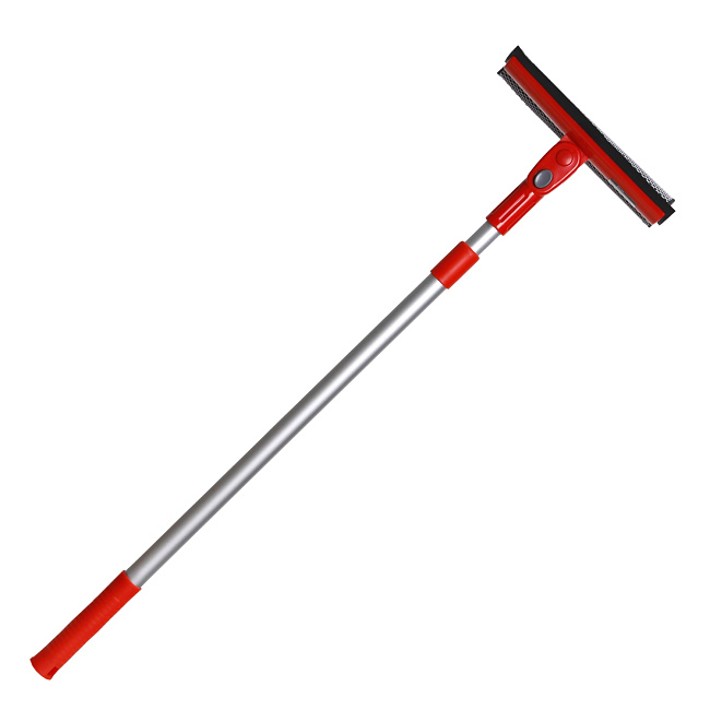 Швабра телескопическая для мытья стекол с поролоном и водосгоном CA 75-125см (CA-SB-03)