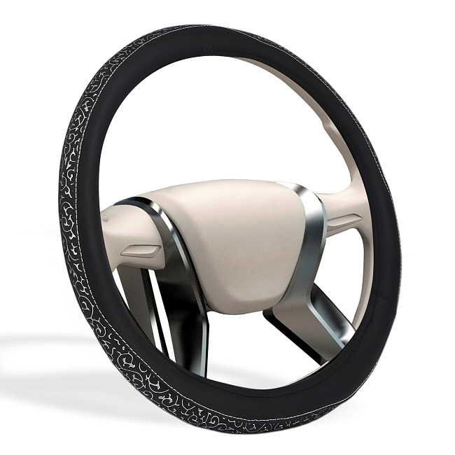 Оплетка MONA LISA Sole экокожа, M /черный/