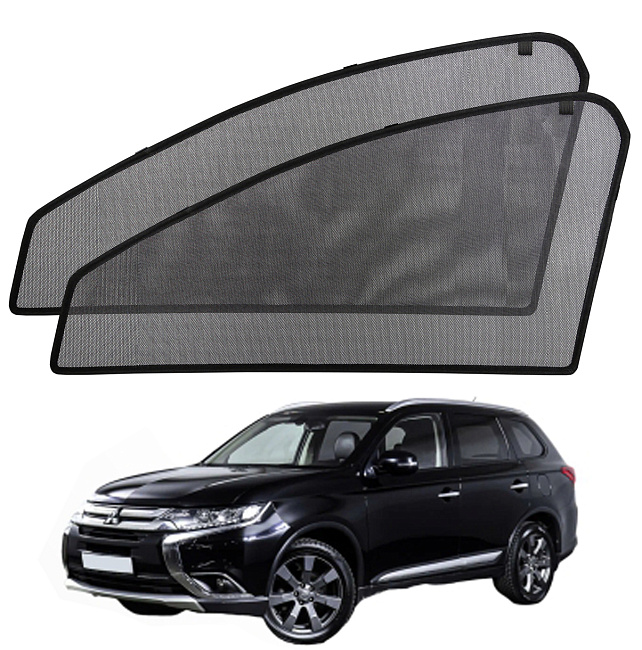 Шторки боковые стекла перед. Voron Mitsubishi Outlander III 12-23 2шт