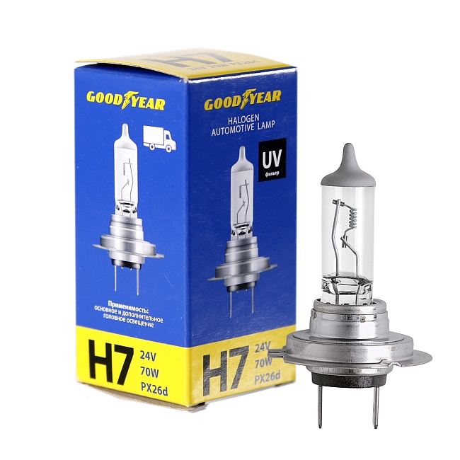 Автолампа GY Н7 24V 70W PX26d