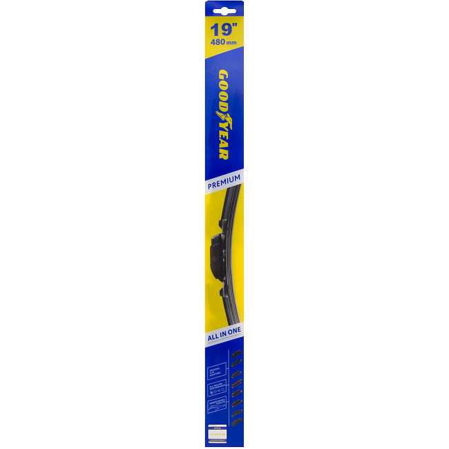 Щетка бескаркасная PREMIUM 19"/480 мм