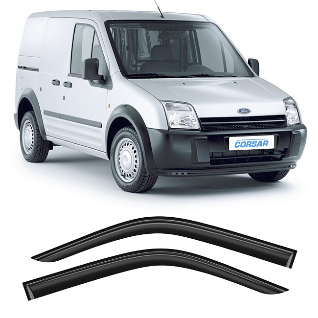 Дефлекторы CORSAR Ford Transit Connect I 02-14 фургон, нак., 2шт