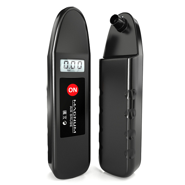 Манометр Magnum цифровой пластиковый