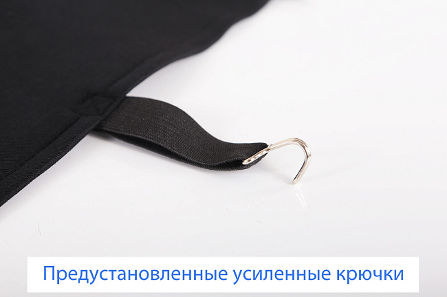 Авточехол SENATOR Кожа Madrid /черный/, M