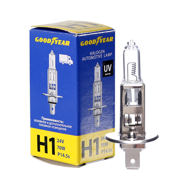 Автолампа GY Н1 24V 70W P14,5s