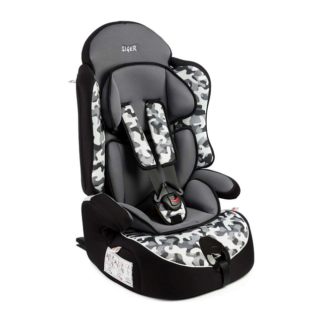 УУД Siger ART Прайм Isofix Lux гр.I/II/III, милитари