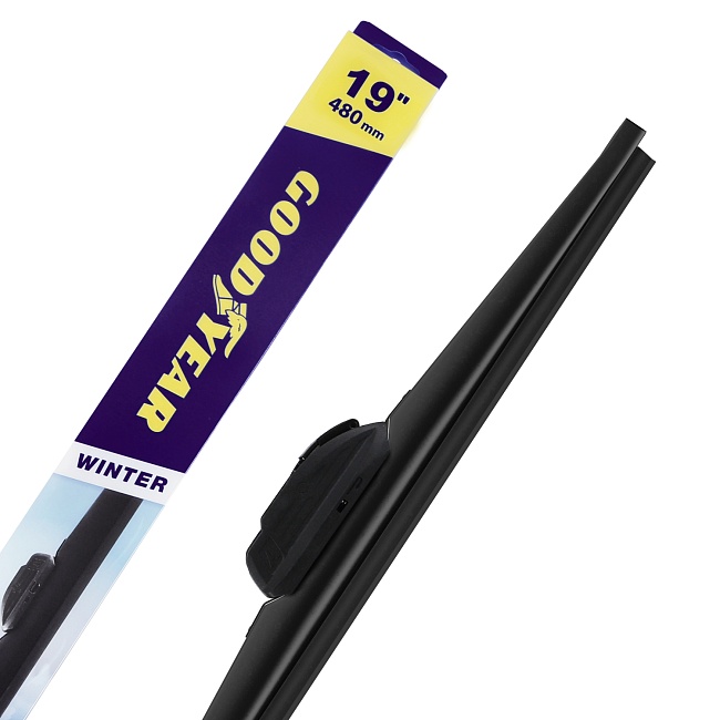 Щетка зимняя GY Winter Premium 19"/48 см, 9 переходников