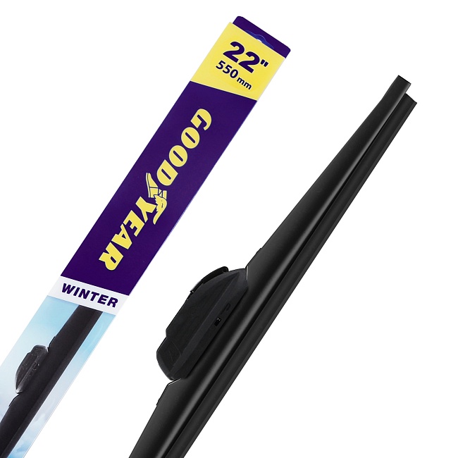 Щетка зимняя GY Winter Premium 22"/55 см, 9 переходников