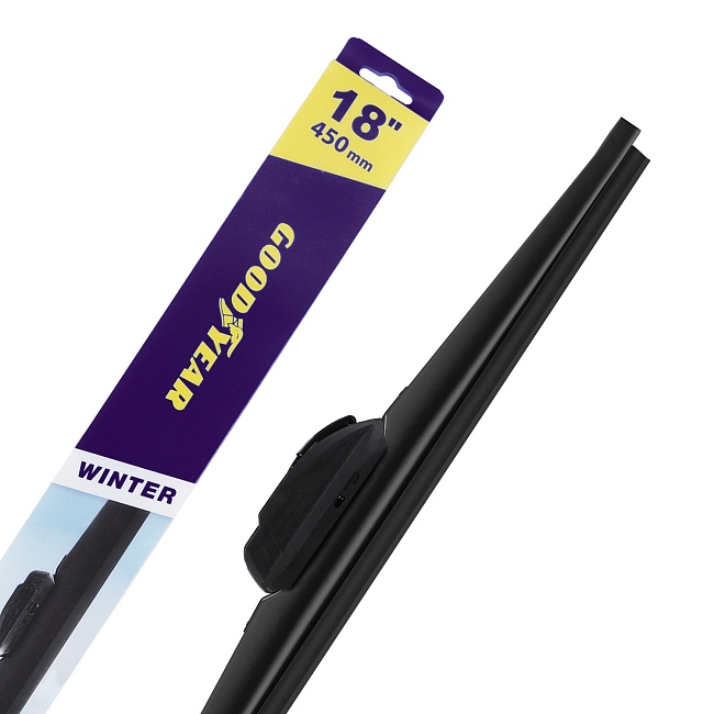 Щетка зимняя GY Winter Premium 18"/45 см, 9 переходников