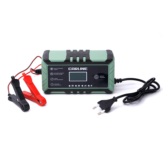 Зарядное устройство импульсное автоматическое для свинцово-кислотных аккумуляторов CARLINE CA-8A
