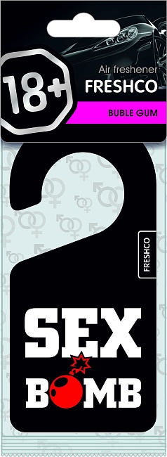 Аром. подв. карт. "18+" Бабл-гам