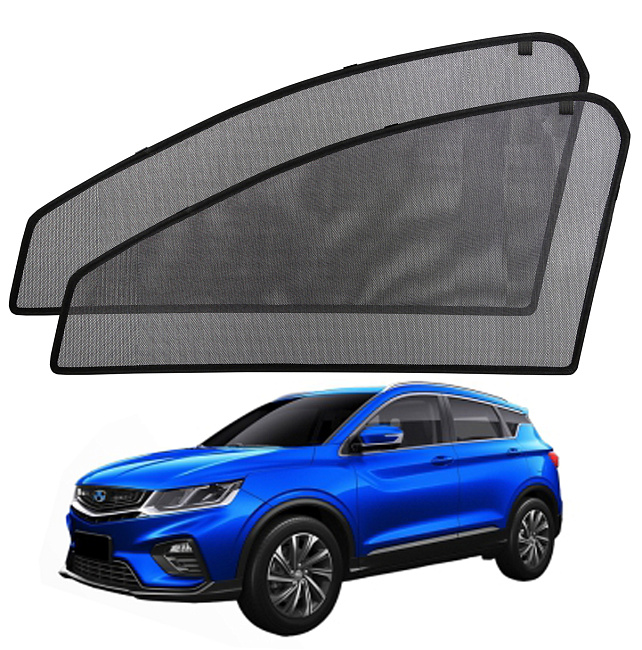 Шторки боковые стекла перед. Voron Geely Coolray 19-нв/Belgee X50 23-нв 2шт