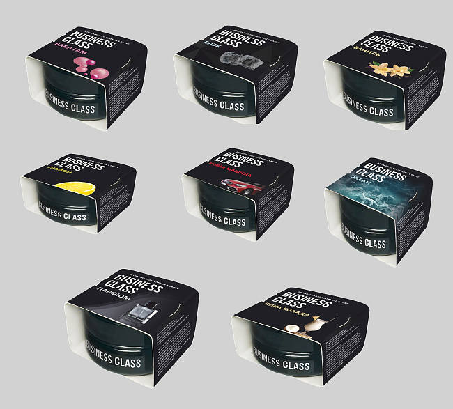 Аром. банка гелевый "Business Class" MIX (8SKUx1 шт)