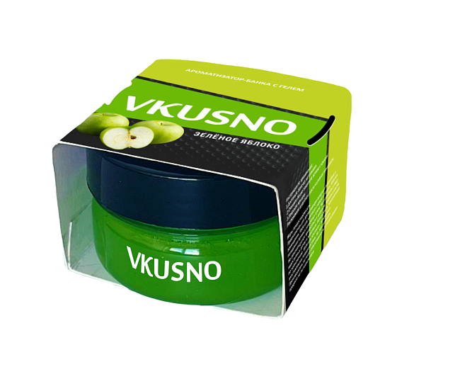 Аром. банка гелевый "Vkusno" Зеленое яблоко