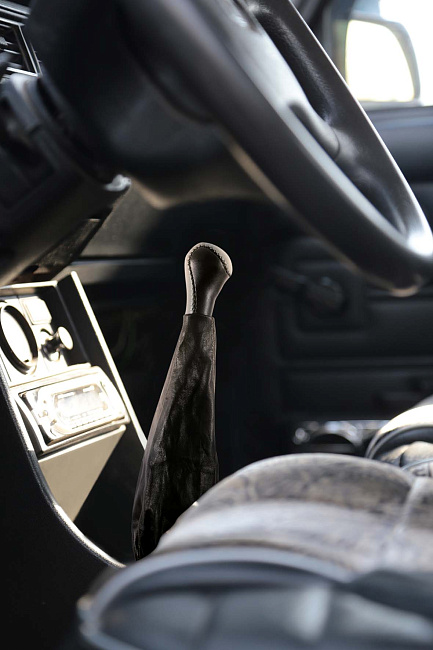 Ручка КПП ВАЗ 2107 Кожа в блистере /серый/