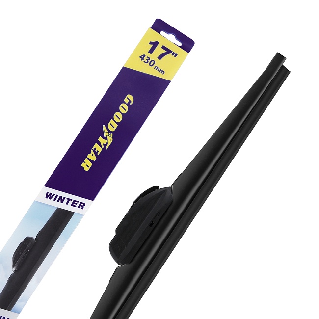 Щетка зимняя GY Winter Premium 17"/43 см, 9 переходников