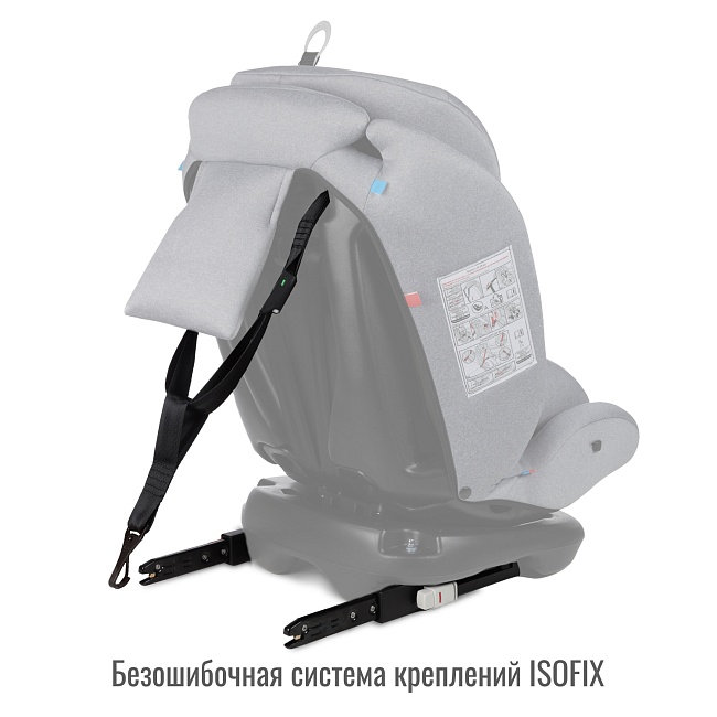 УУД Smart Travel Boss Isofix гр.0+/I/II/III, Light grey