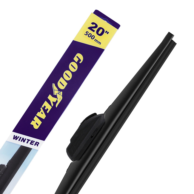 Щетка зимняя GY Winter PREMIUM 20"/500 мм, 9 переходников