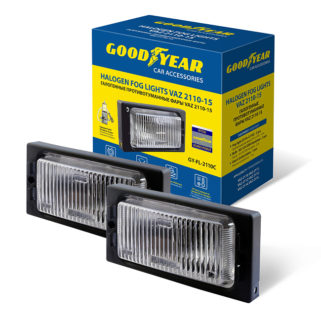 Фары противотуманные галогенные GY VAZ 2110-15 с лампами Н3