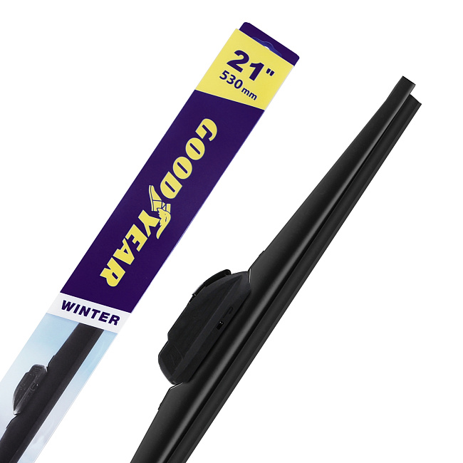 Щетка зимняя GY Winter PREMIUM 21"/530 мм, 9 переходников
