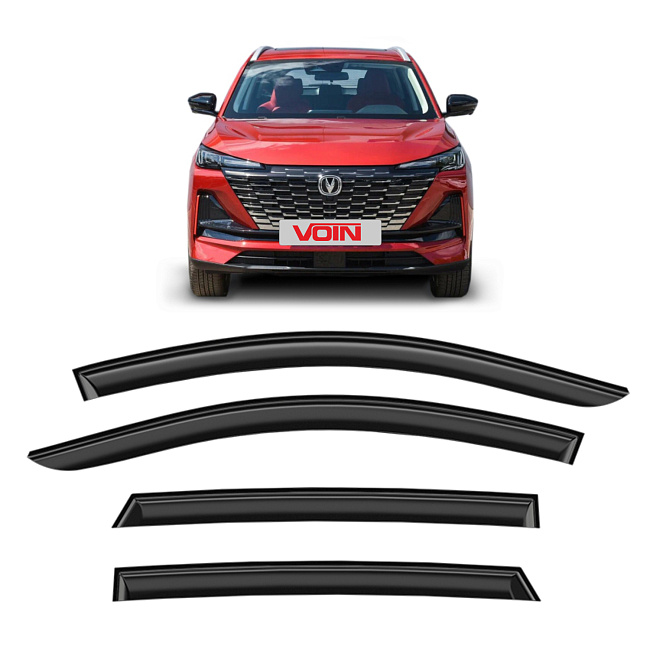 Дефлекторы VOIN Changan CS55PLUS II 21-н.в./UNI-S 24-н.в. кроссовер, нак., 4шт