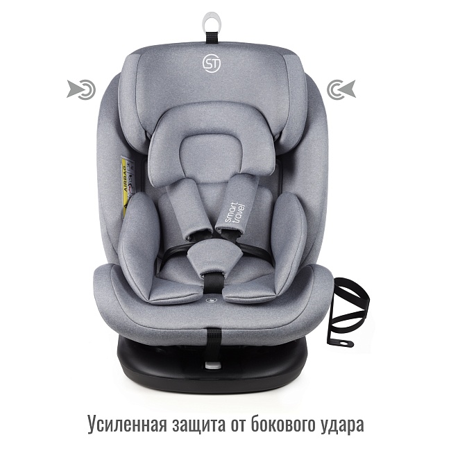 УУД Smart Travel Boss Isofix гр.0+/I/II/III, Light grey