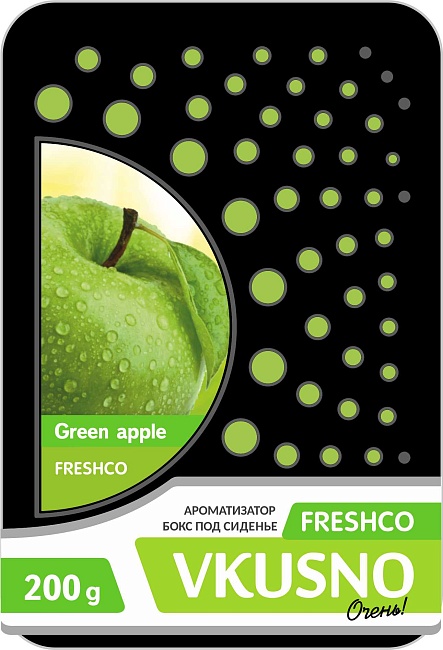 Аром. под сид. бокс "Freshco Vkusno" Яблоко
