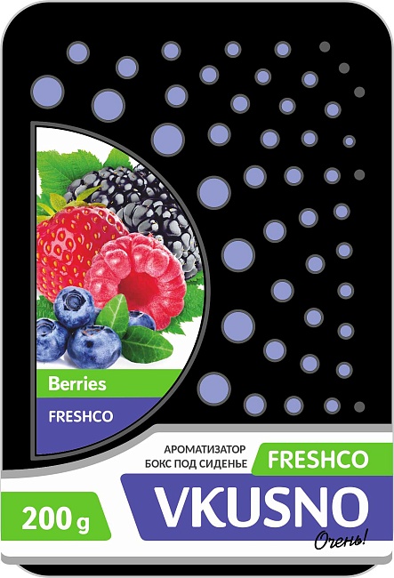 Аром. под сид. бокс "Freshco Vkusno" Лесные ягоды