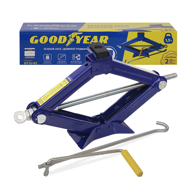 Домкрат ромбический GY GY-SJ-02 1,5т 100-385 мм