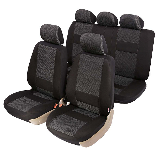 Авточехол SENATOR Жаккард Kanzas /серый/, M