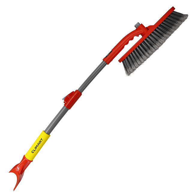 Щетка для снега телескопическая с поворотной головкой и двойным скребком CA 60-81 см (CA-WB-09)