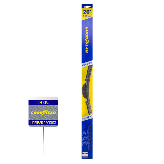 Щетка бескаркасная PREMIUM 26"/650 мм