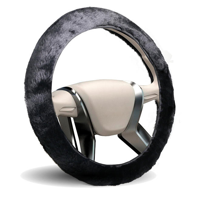 Оплетка MONA LISA Desire меховая, без обода, M /черный/