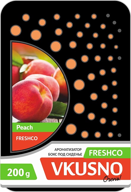 Аром. под сид. бокс "Freshco Vkusno" Персик