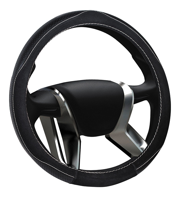 Оплетка замша SENATOR Alaska M, 38см /ЧЕРНЫЙ/