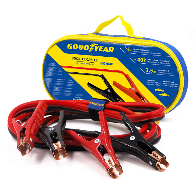 Провода прикуривания GY 500A, 3,5м (сумка)