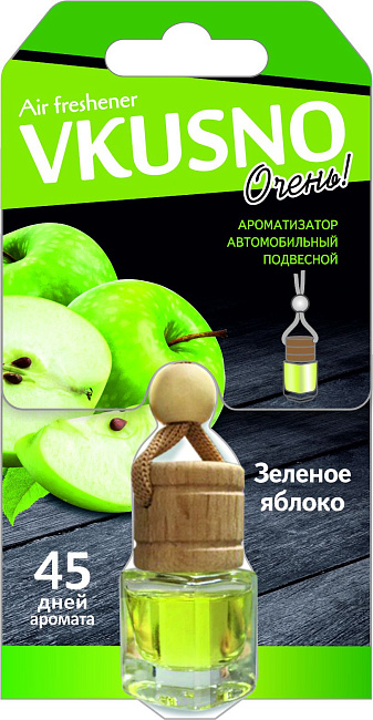 Аром. подв. флакон "Vkusno" Яблоко